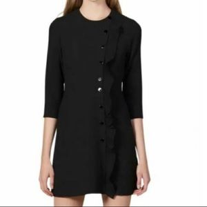 Sandro Carra Ruffle Dress